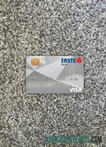 Hungria Erste Bank Visa Card Photolook Front exemplo